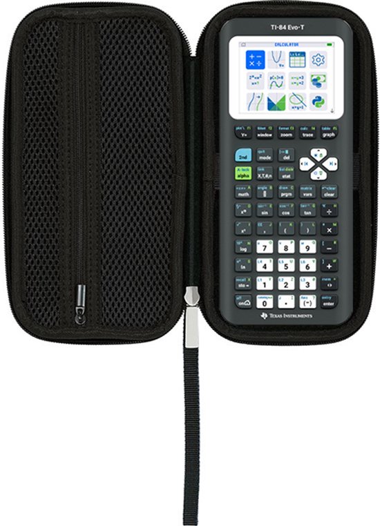 Texas Instruments bundel TI-84 Evo-T Grafische Rekenmachine - Examenstand - Beschermhoes