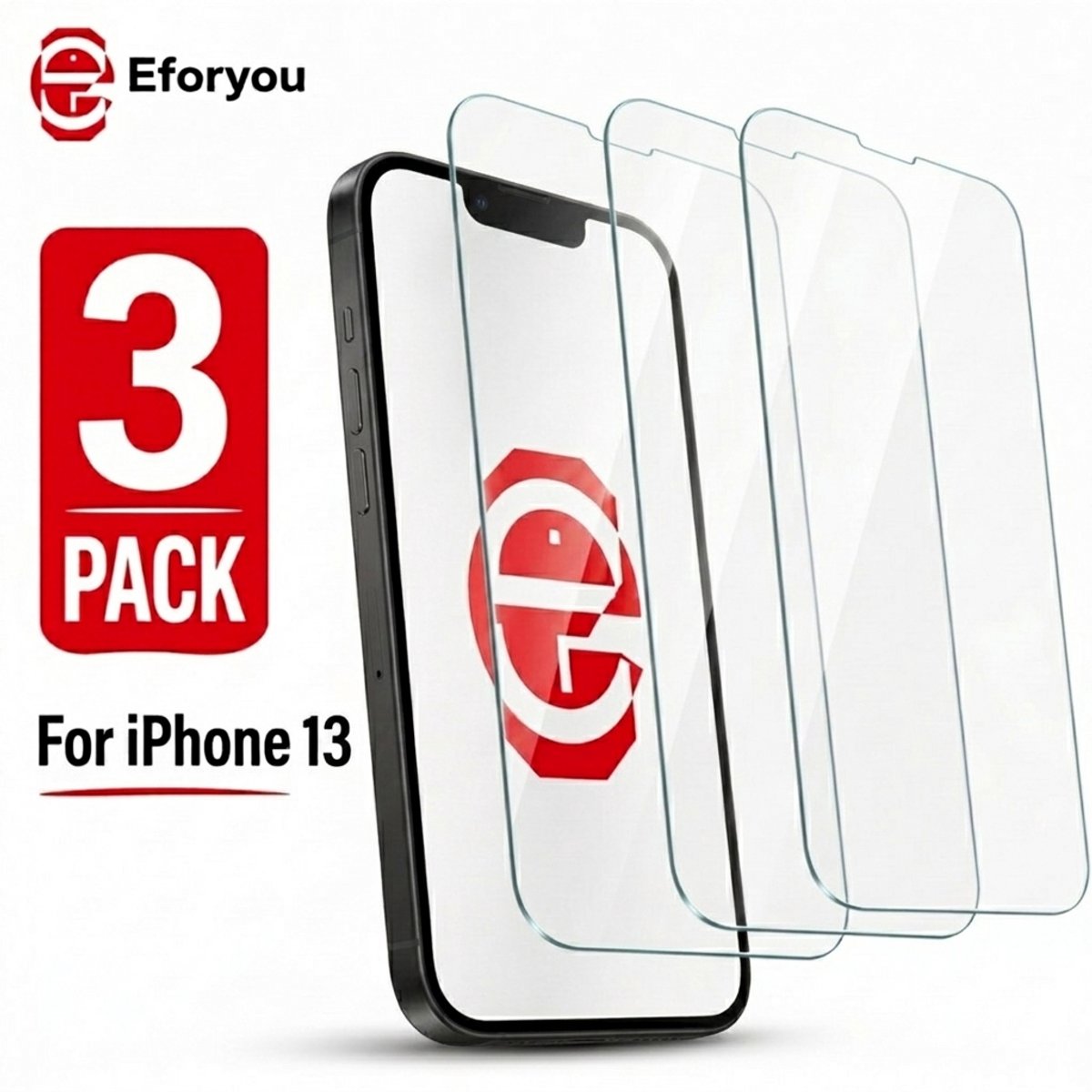 Tempered glass premium screenprotector 9H voor Apple iPhone 13 / iPhone 13 Pro