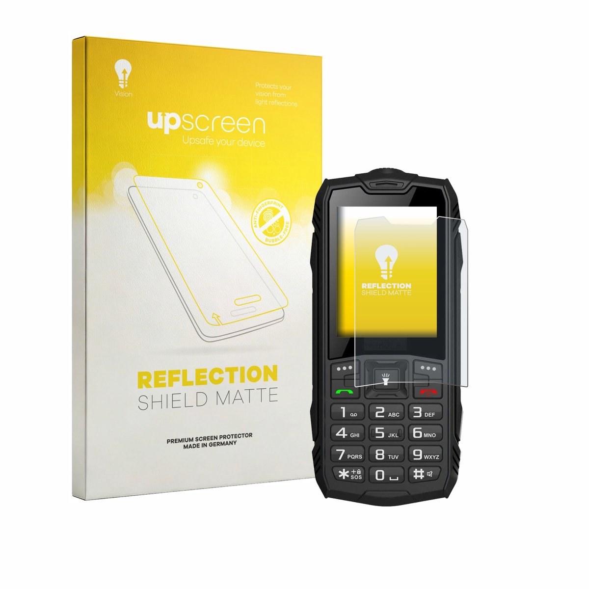 upscreen - Screenprotector voor Hammer H Basalt - Folie Beschermfolie anti glare matte