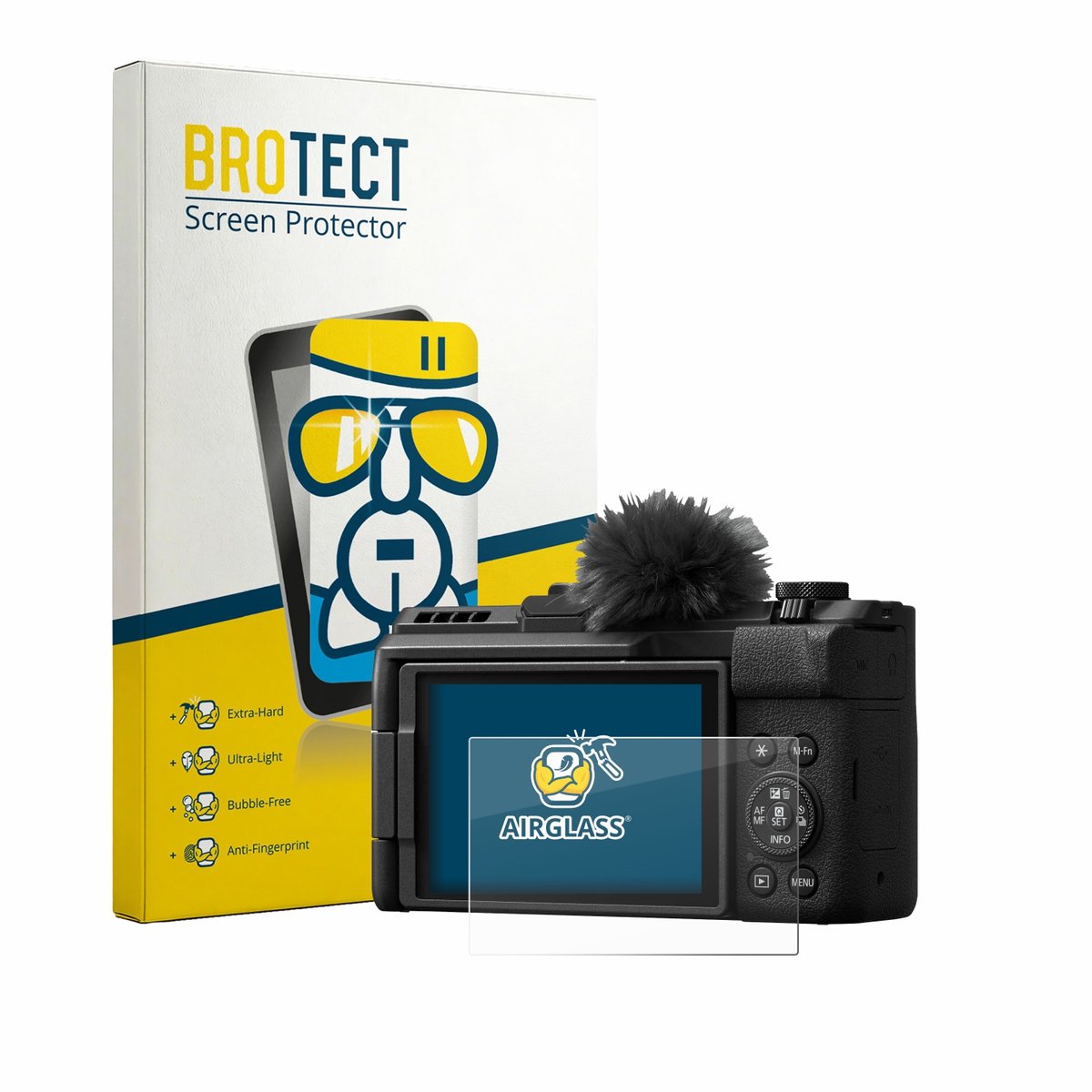 Screenprotector voor Canon PowerShot V1 Premium Beschermglas transparant