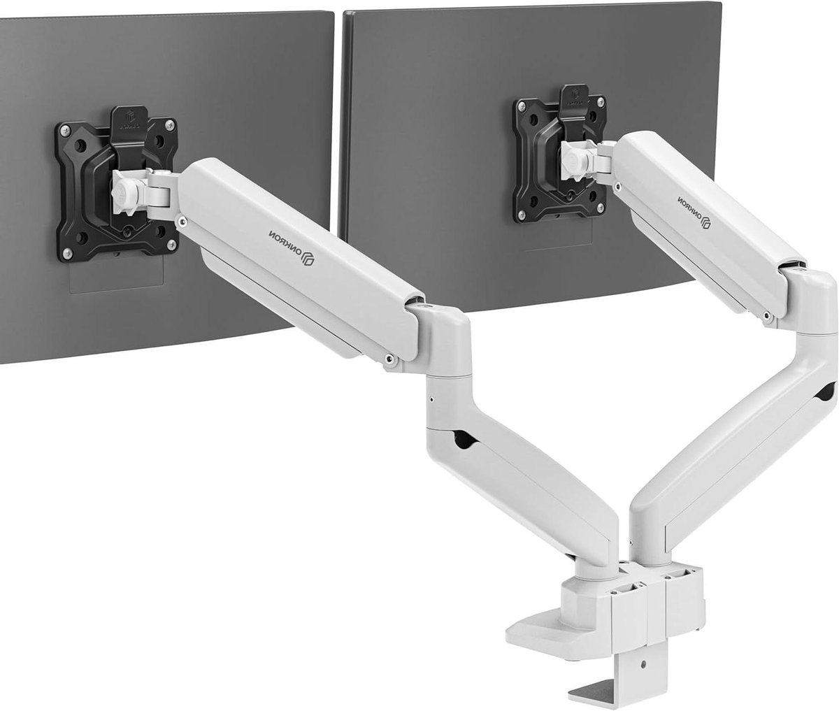 Monitor Arm 2 Schermen - Standaard - Verhoger - Ondersteuning