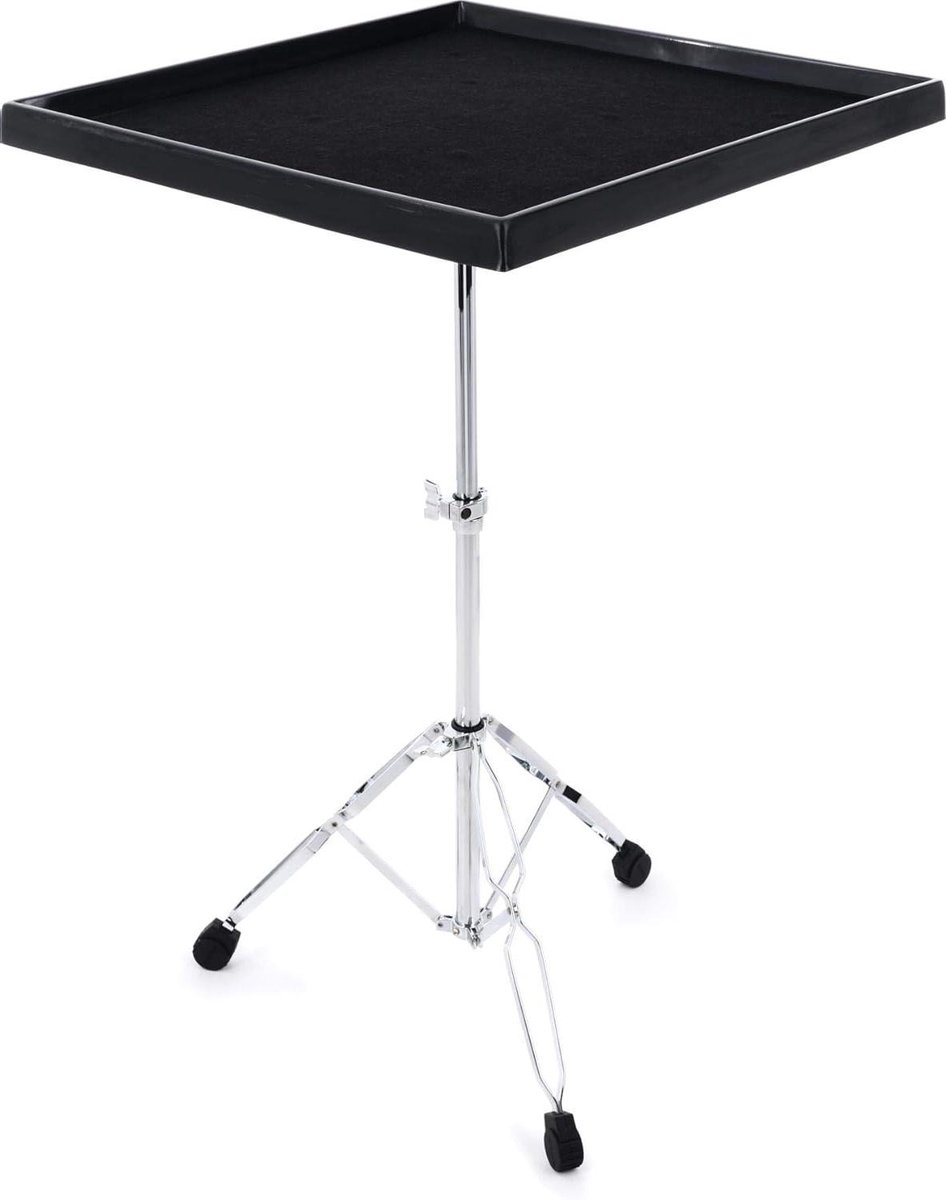 Percussie Tafel - Driepoot Statief - Muziek Maken - Grote Gevoerde Tafel - Niet Gespecificeerd - Zwart