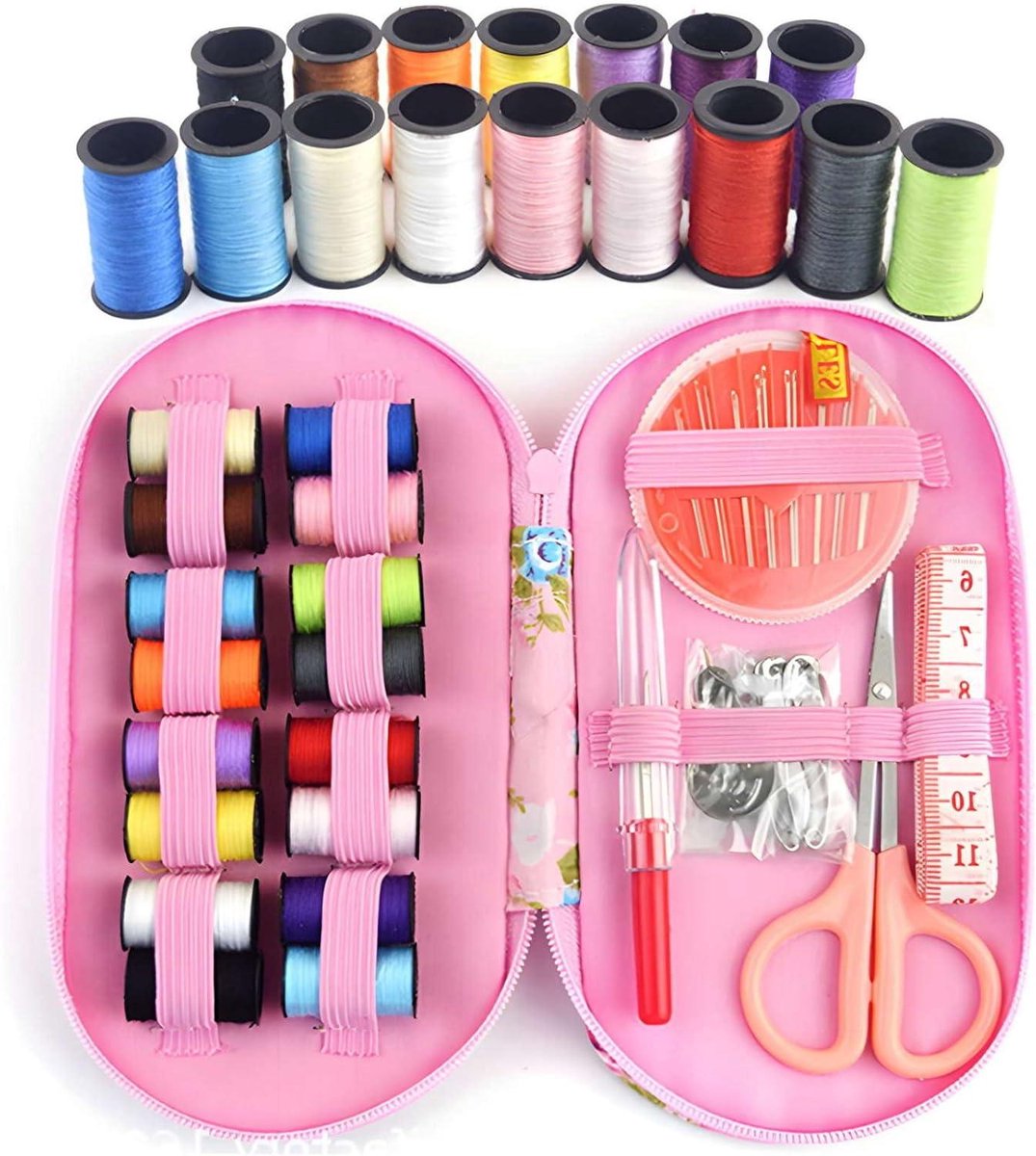 Mini Naai Kit - Reis Naaiset - Kleding Herstellen - Compleet Met 43 Delen