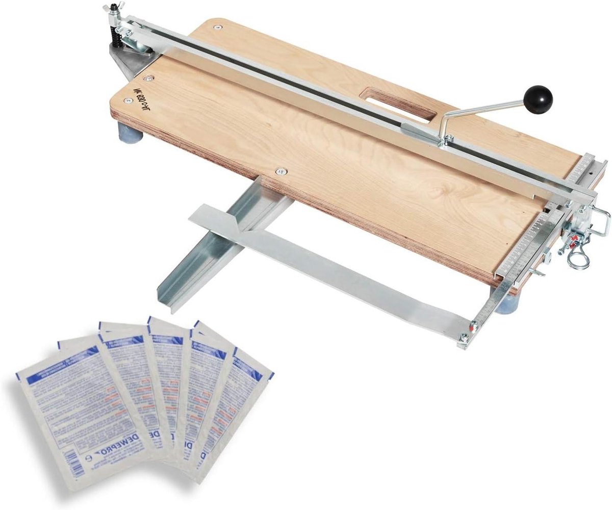 Tegelsnijder - Snijmachine - Diagonale Snedes - 45 Graden Inkeping - 630 mm - Grijs