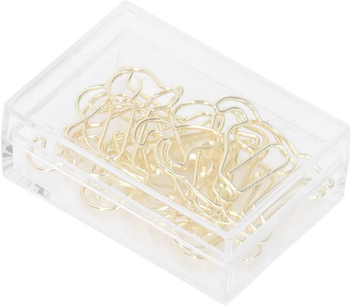 100 Stuks Gouden Paperclips voor Kantoor, School en Thuisgebruik - Decoratieve Kantoorbenodigdheden voor Studenten en Organisatie