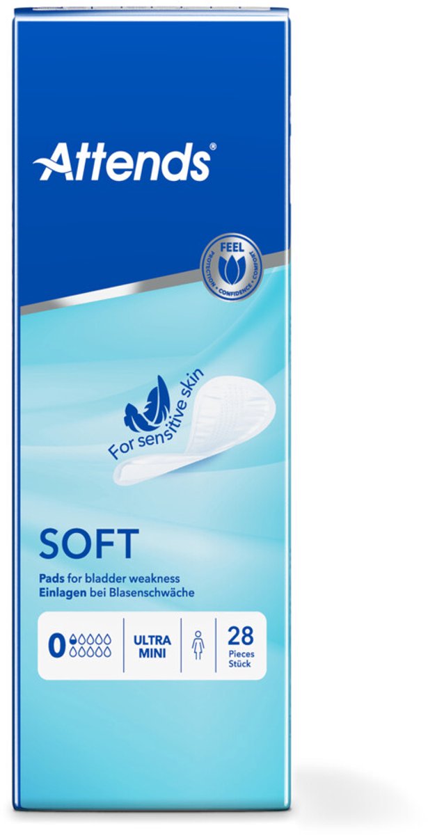 Attends Soft Ultra Mini 0 - 4 x 28 stuks - Voordeelverpakking