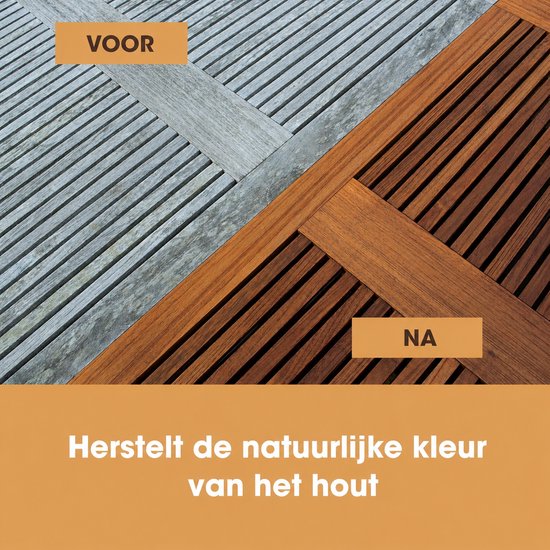 Teak Olie 500ml - Teak Hout Versterken & Beschermen - UV Bescherming - Teak Tuin Meubilair - Wood Teak Oil 500 ml