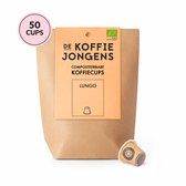 De Koffiejongens - geschikt voor Nespresso - grootverpakking Lungo - 50 composteerbare koffiecups - 100% biologische koffie