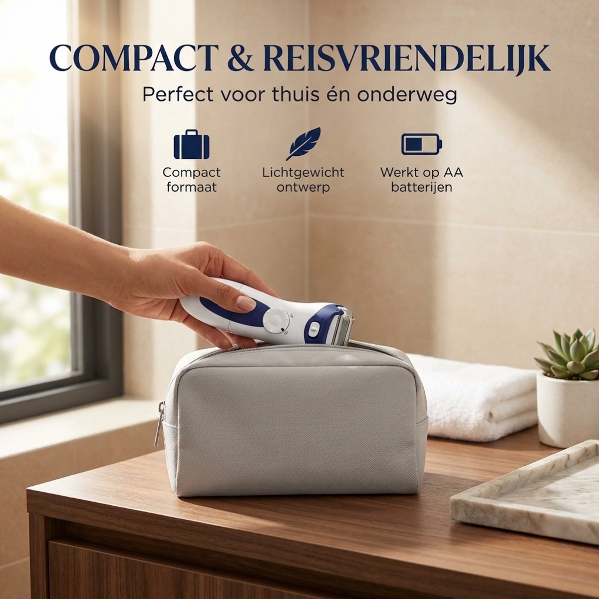 Golermo Ladyshave voor Vrouwen - 2-in-1 Scheerapparaat Dames thumbnail 6