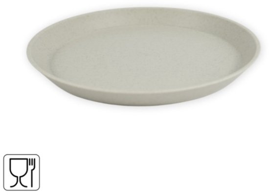 Koziol Plates Set of 4 205mm - Plastic Borden - 50% Recycled - Duurzaam - 20,5cm - 4 Borden - Camperen - Camping - Herbruikbaar - Vaatwasserbestendig - Magnetronbestendig - Picnic - Vakantie - Kinderborden - BBQ - Sustainability van Koziol — afbeelding 2
