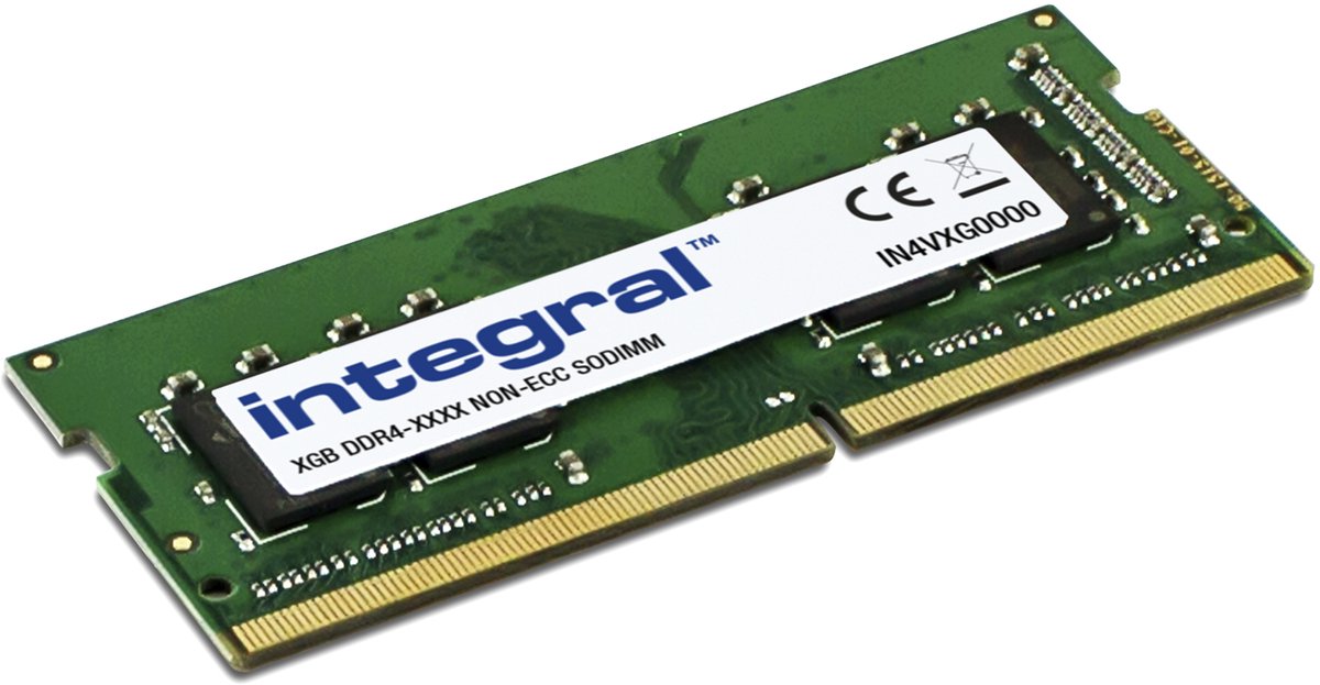 Integral IN4V8GNGLTX geheugenmodule 8 GB 1 x 8 GB DDR4