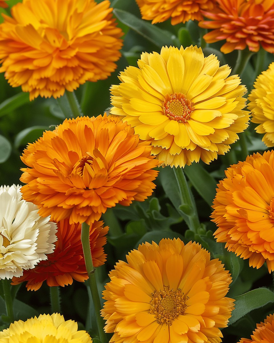 3 sets - Goudsbloem Zaden Pacific Beauty Calendula Officinalis Eenjarig Gemengd