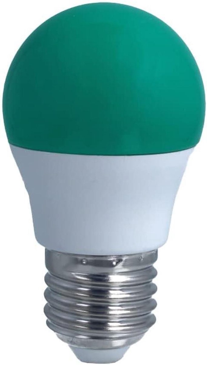 Kleurrijke Ledlamp - Decoratieve Lamp Bol - Feestdecoratie - Energiezuinig 4W - 45 mm Diameter - Groen