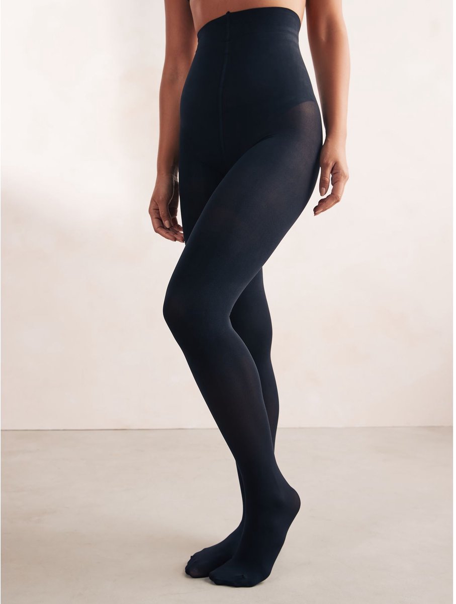 Next - Dames - Set van 1 60-denier vormende panty voor buik en billen - Zwart