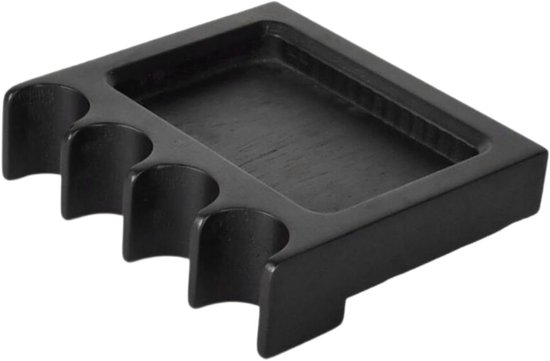 Biljartkeuhouder - Keu Stand - Biljart Spelen - Stevig Houten Ontwerp - 136 cm - Houtkleur — afbeelding 4