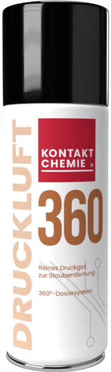 KONTAKT CHEMIE Persluchtspray 200ml met 360° ventiel