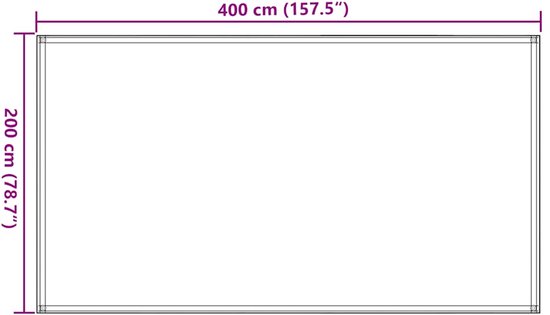 vidaXL - Tenttapijt - 200x300 - cm - HDPE - lichtgroen van Vidaxl — afbeelding 4