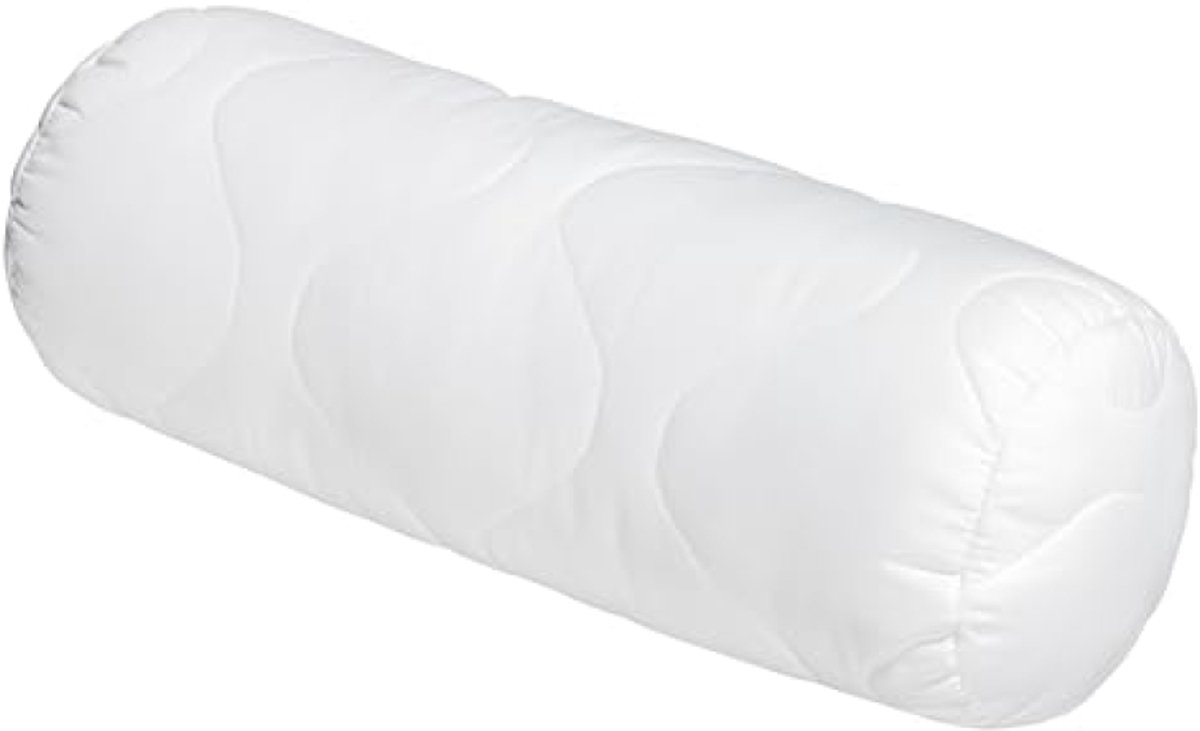 Kussen met ritssluiting, 100% microvezel, 15 x 40 cm, wit - hoofdkussen met aanpasbaar comfort