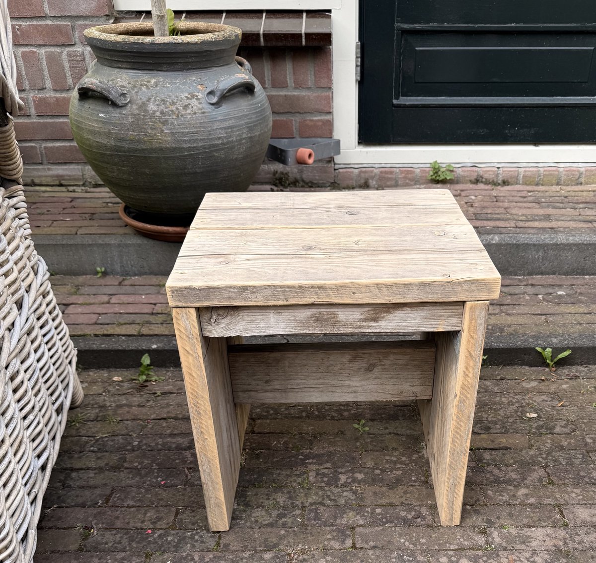 Kruk steigerhout 40x40x40cm