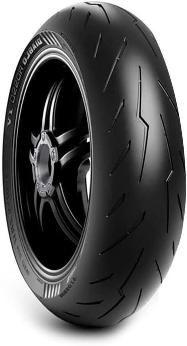 Motorband - Scooterband Raceband - Sportief Rijden - Asymmetrisch Loopvlak - 110/70 R17 - Zwart