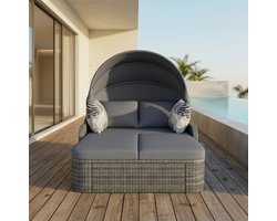 Luxe Ligbed – Grijs – Industrohome
