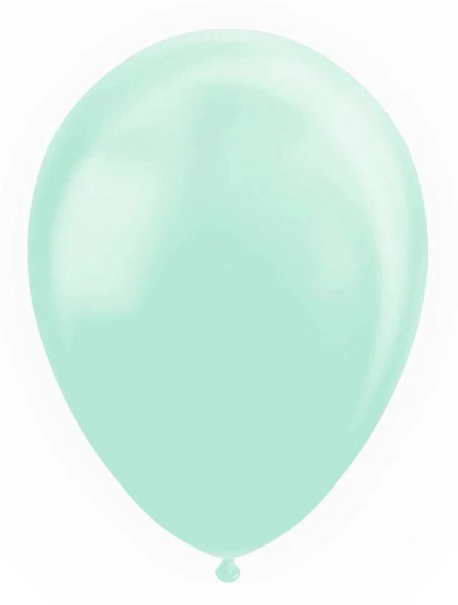 Mintgroene Ballonnen Pastel Macaron 30cm ± 100st