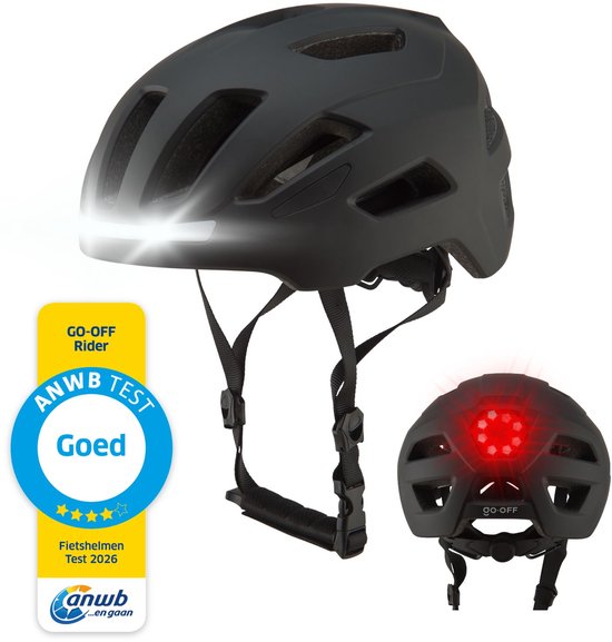 GO-OFF RIDER noir avec lumière avant et arrière - taille L