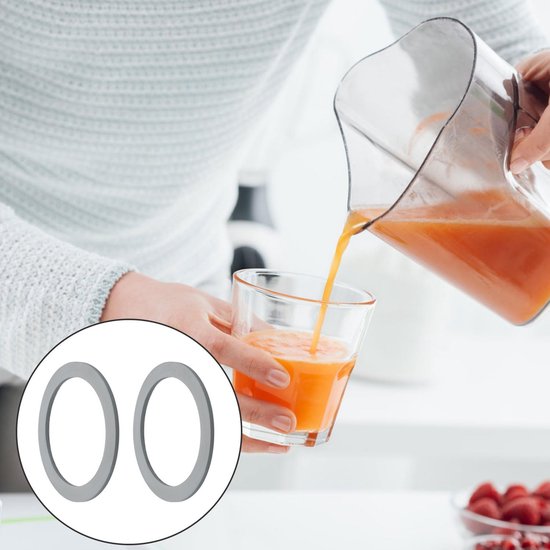 Blender Pakking - Rubber Ring - Blender Reparatie - Goede Afdichting - 66mm Diameter - Grijs van Merkloos — afbeelding 4