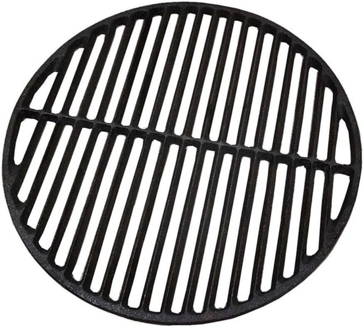 BBQ Grill Rooster - Kookrooster Rond - Buiten Koken - Zwaar Gietijzer - 35CM - Zwart