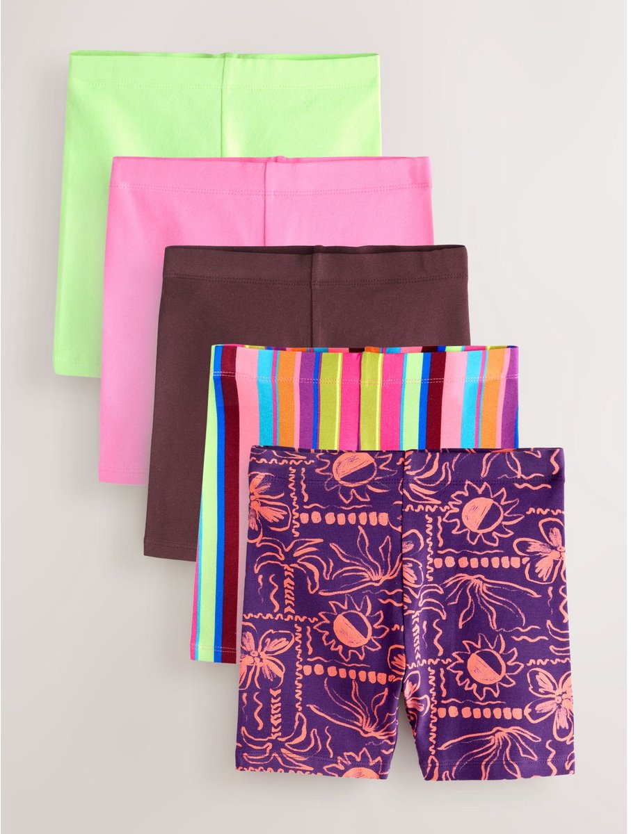 Next - Meisjes - Set van 5 fietsshorts - Roze