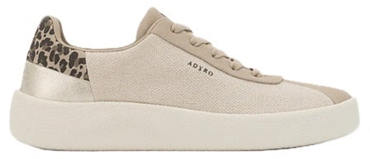Adyro Premium dames sneakers Cheetah beige