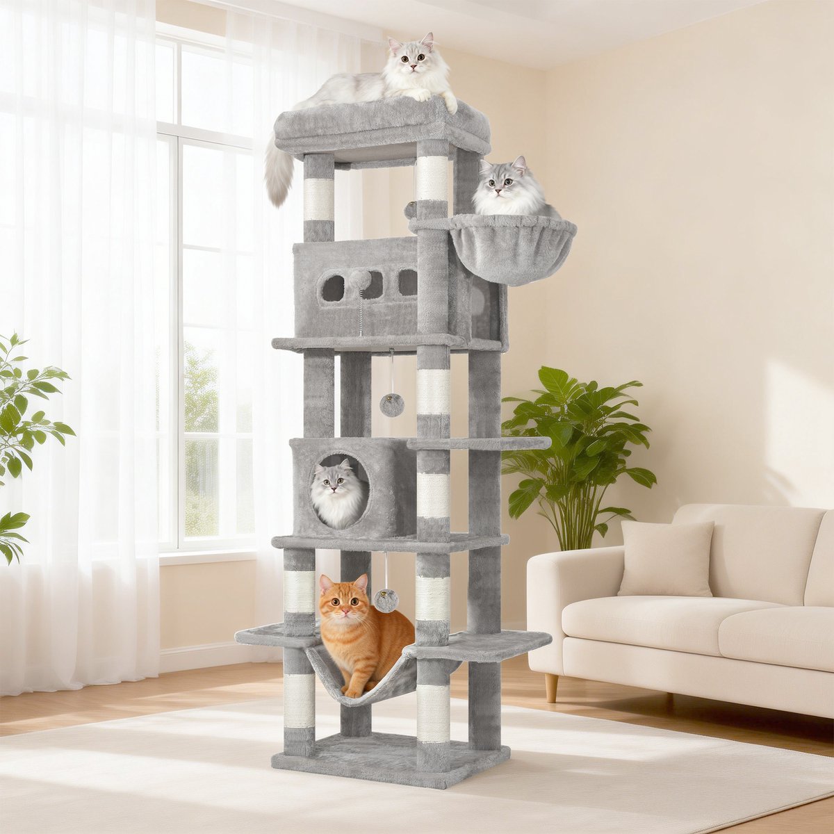 Jensaro Krabpaal Katten - Kattenboom Groot thumbnail 5