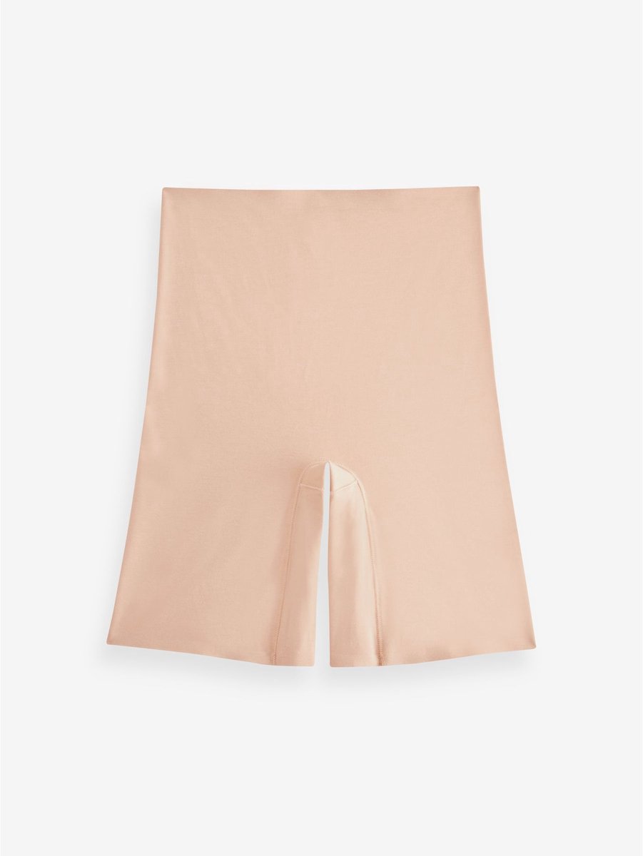 Next Dames - Vormgevend, buikcorrigerend slipje van premium katoenmix met dijbeenversteviger - Huidkleur Nude