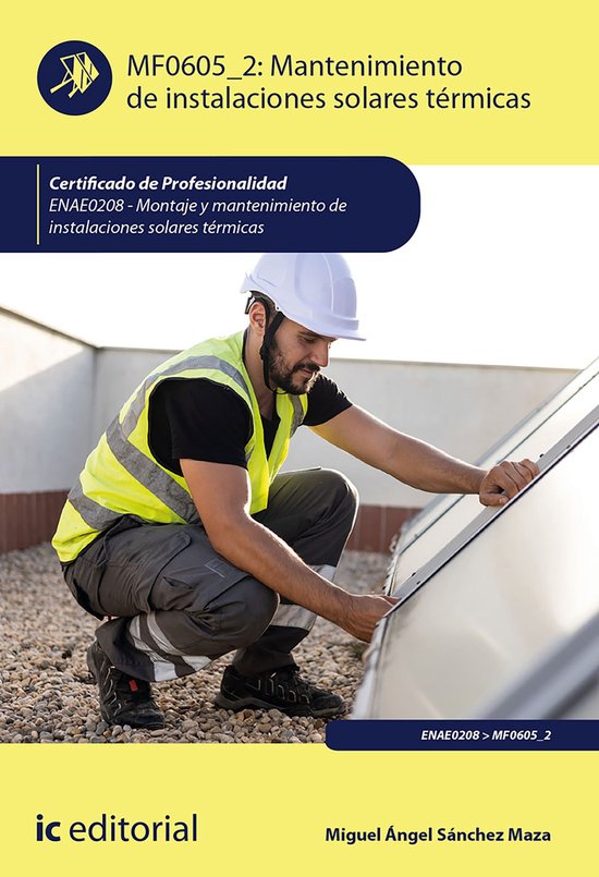 Mantenimiento de instalaciones solares térmicas. ENAE0208 - cover