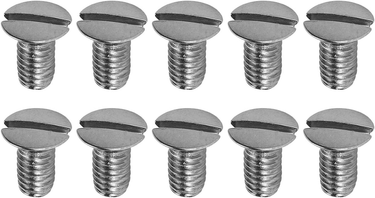 10 Stuks Naaldplaat Schroeven voor Naaimachines - Vervangingsonderdelen voor Diverse Modellen, Accessoires voor Precisie en Duurzaamheid
