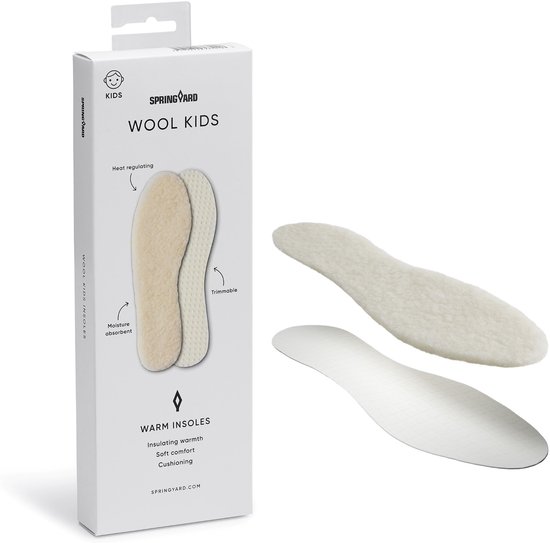 SULPO 4 paar kinderinlegzolen met latex, onderkant en katoen