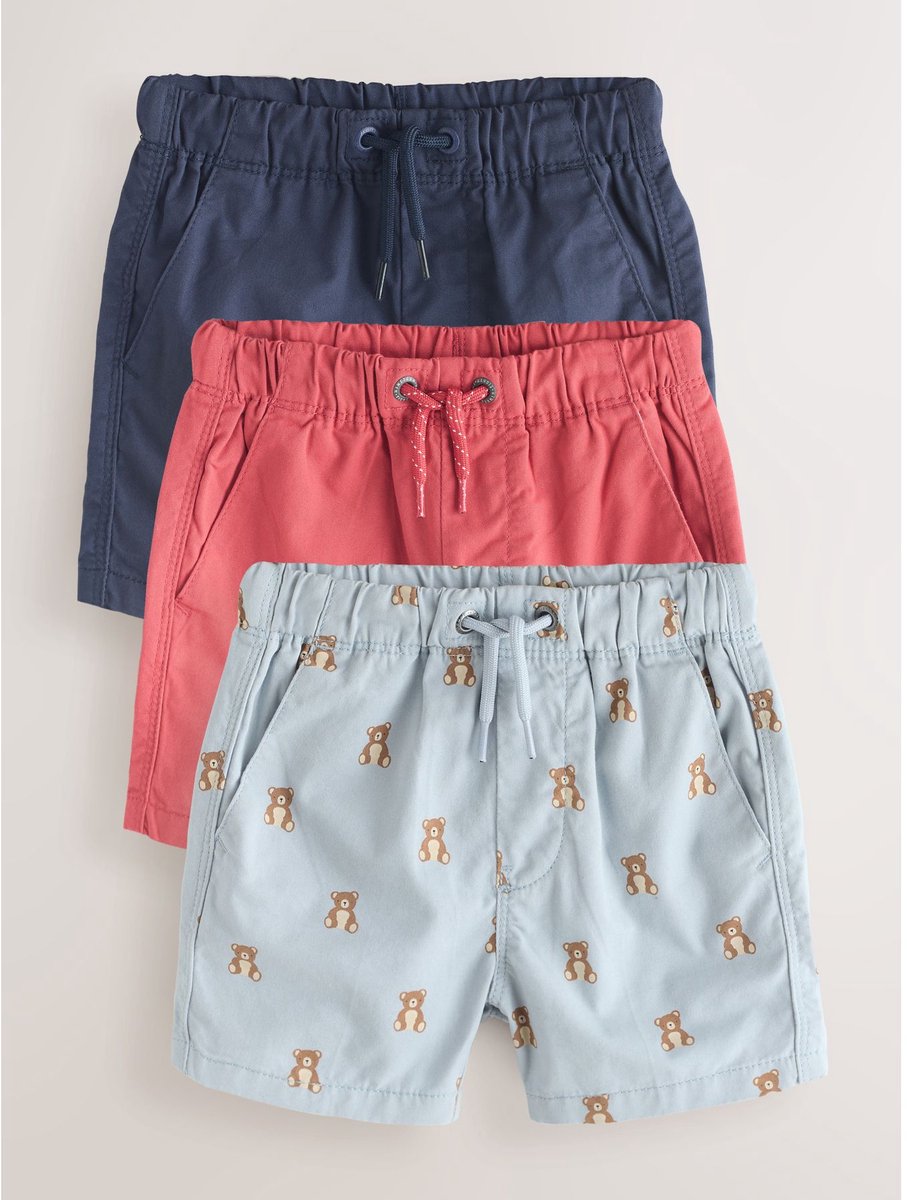 Next - Jongens - Verpakking van 3 pull-on broekjes - Blauw