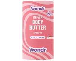 WONDR stick beurre corporel réparateur - Abricot - Peau sèche à normale - Sensible - Apaisant et soignant - Crème Corps Solid - 46g