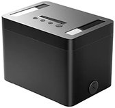 Coffre-fort à minuterie taille M - Coffre-fort pour téléphone - Arrêt du tabac - Minuterie – Coffre-fort - Boîte de rangement - Kitchen Safe - Noir – plus de concentration et d'autodiscipline