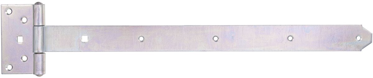 Alberts 311025 kruisscharnier | met ingeperste stift | galvanisch verzinkt, gechromateerd | band 491 x 40 mm | scharnier 103 x 59 mm | set van 3