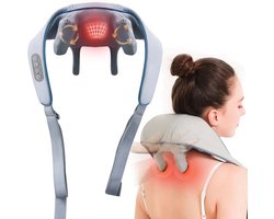 Nekmassage Apparaat - 4 in 1 - Massage Apparaat - Nek En Rug - Schouder - Beenmassage - Betere Bloedsomloop - Healing Hands Neck Massager - Draadloos - Zensoothe massage