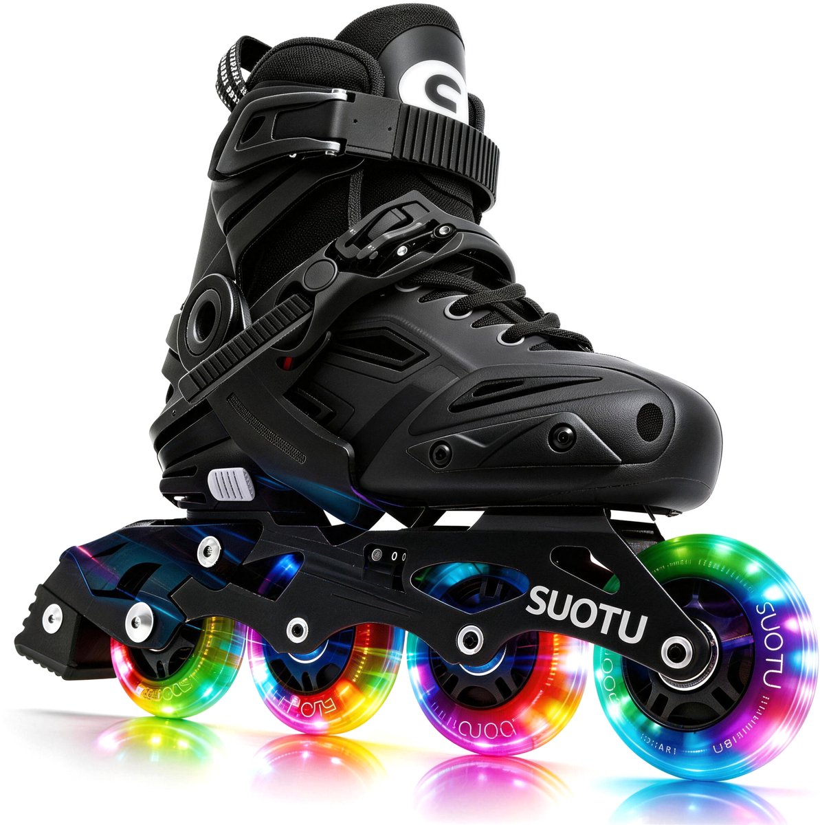 Comfortabele inlineskates voor kinderen met lichtgevende wielen