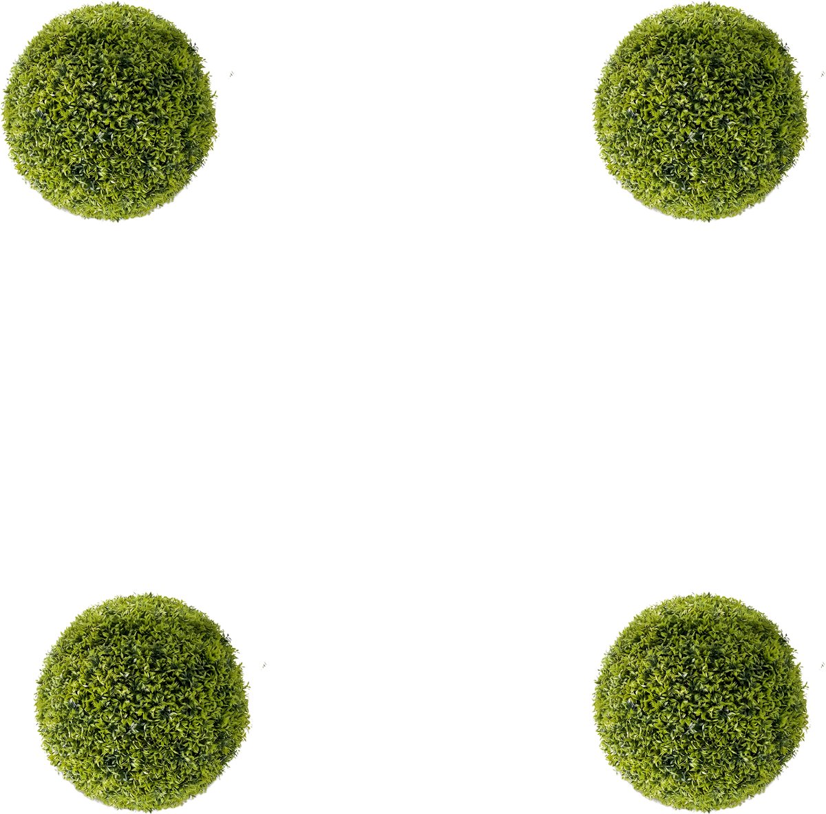 Kunstmatige Topiary Bal Set 2 Stuks 57 cm - Kunstplant - Hangende Buxusbal - Groen
