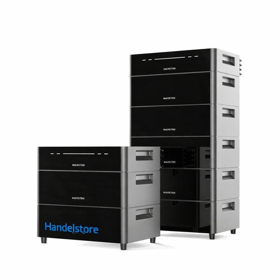 Thuisbatterij Marstek Venus D 15,36 kWh all-in-one met 4 MPPT, 2200W omvormer, back-up, plug & charge