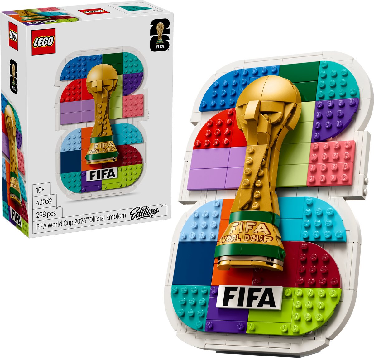 LEGO Editions FIFA World Cup 2026 Officieel Logo Voetbal Wereldbeker Bouwpakket - 43032 – foto 2