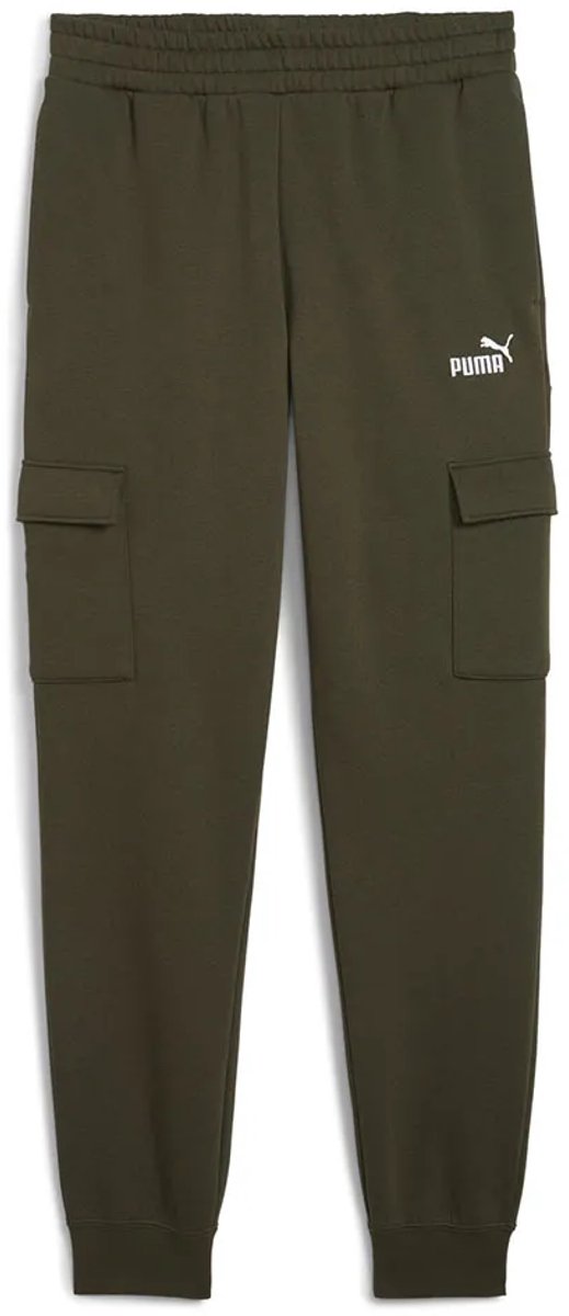 Puma Ess No 1 Logo Cargo Regular Fit Trainingsbroek S Man Olijf