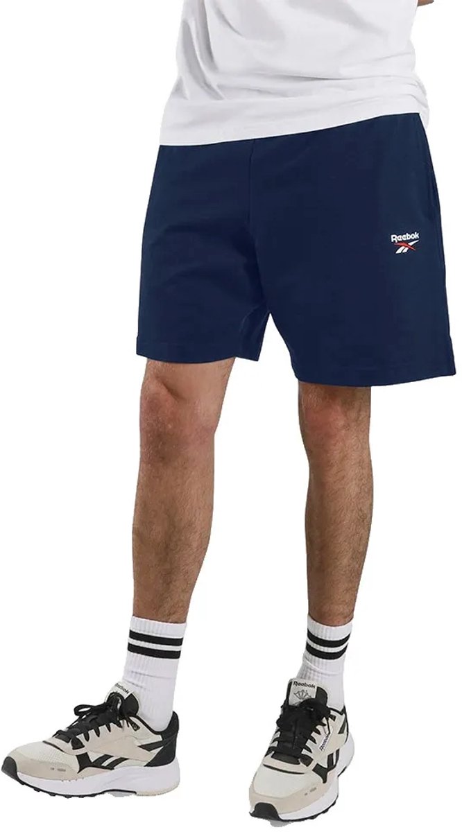 Reebok Small Logo Korte Broek XL Man Marineblauw