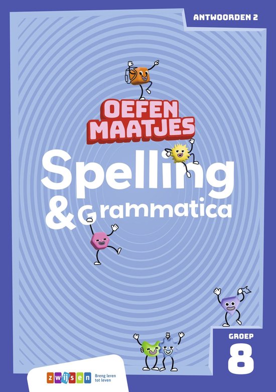 Oefenmaatjes Spelling & Grammatica Groep 8 antwoordenboek 2 - cover