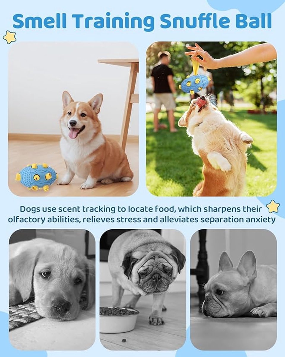 Huisdierballen, speelgoed, hondenballen, snuffelspeelgoed, speelgoed om voer in te verstoppen, snuffelspeelgoed voor honden, huisdierbenodigdheden