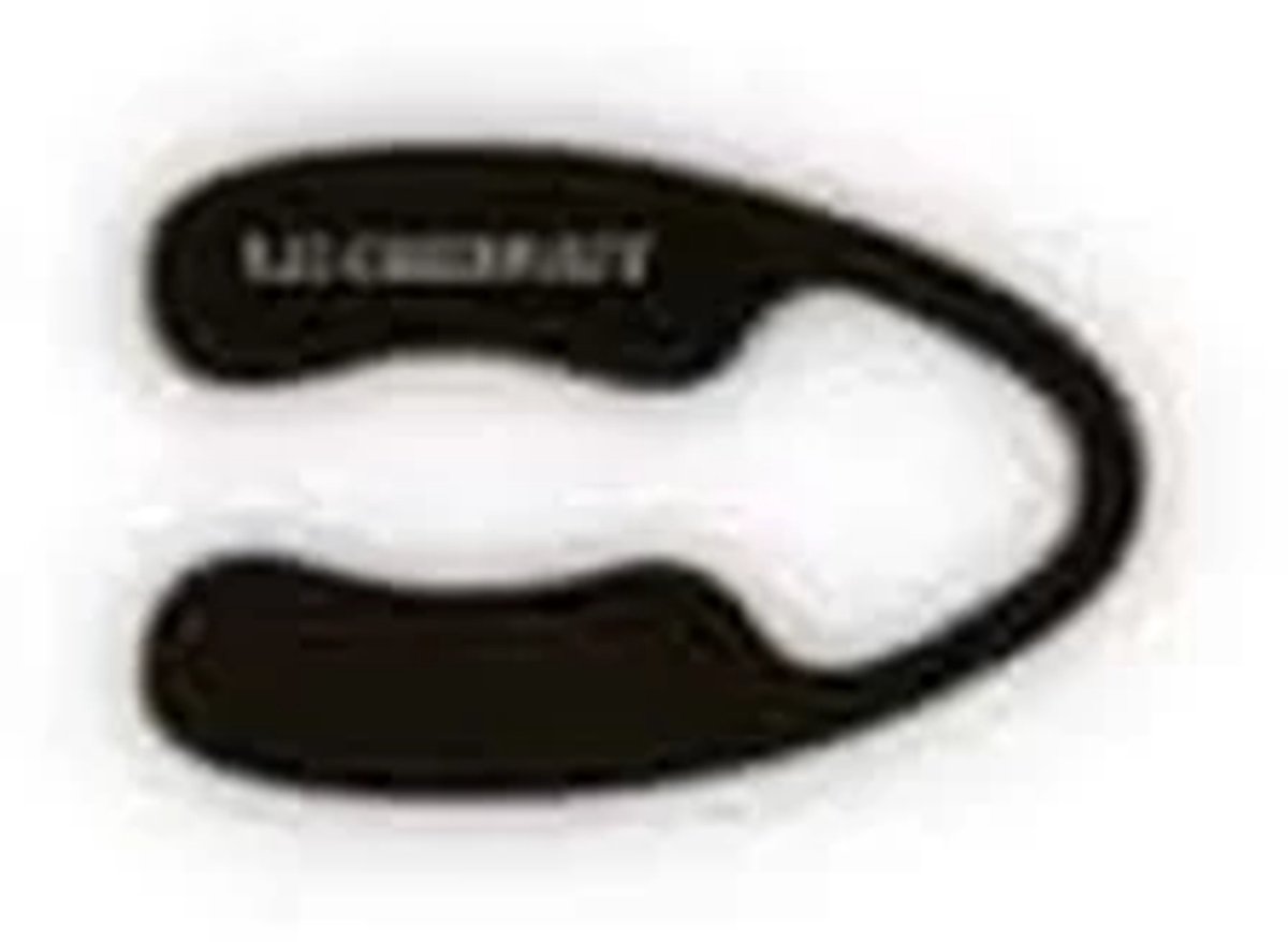 Le Creuset capsulemes FC-100 - glanzend zwart, 7,5 x 5 x 1 cm